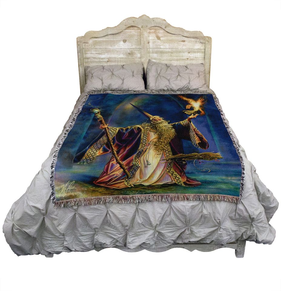 The Wizard - Myles Pinkney Woven Blanket
