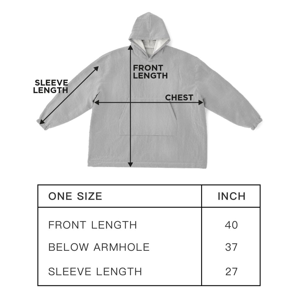 Lucky Cat Nonbinary Blanket Hoodie | Christmas Gift | Winter Wear