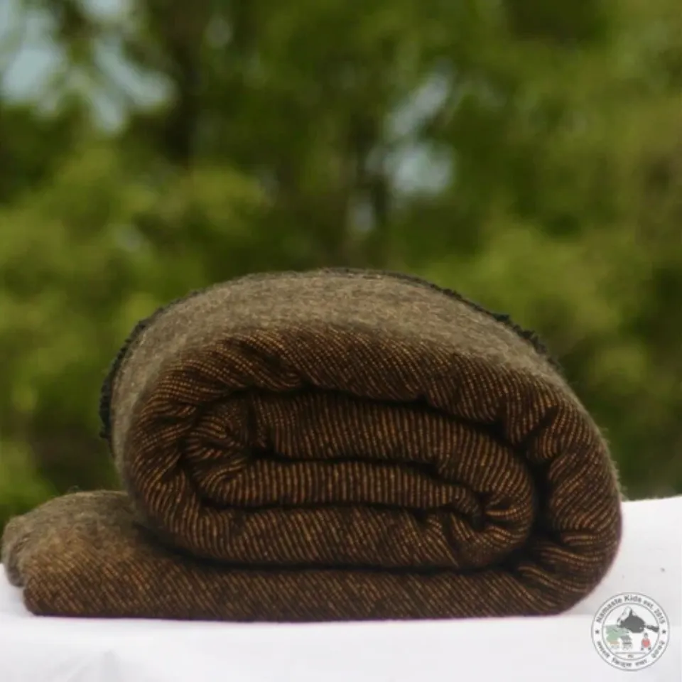 Cashmere Cover Aekamba, Hand Woven From Nepal, Bedspread, Blanket, Throw