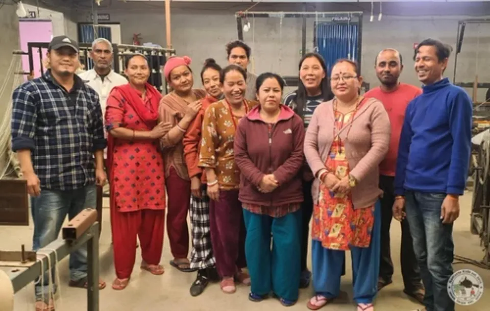 Cashmere Cover Aekamba, Hand Woven From Nepal, Bedspread, Blanket, Throw