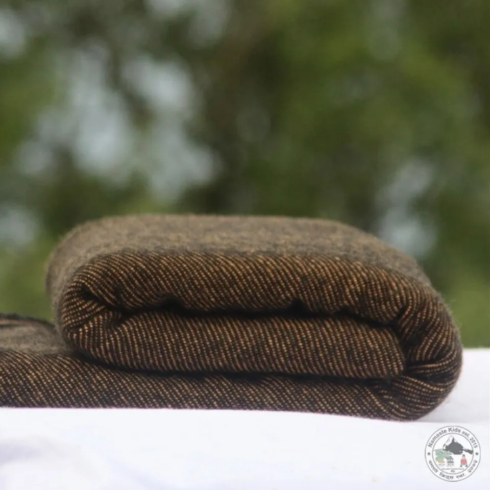 Cashmere Cover Aekamba, Hand Woven From Nepal, Bedspread, Blanket, Throw