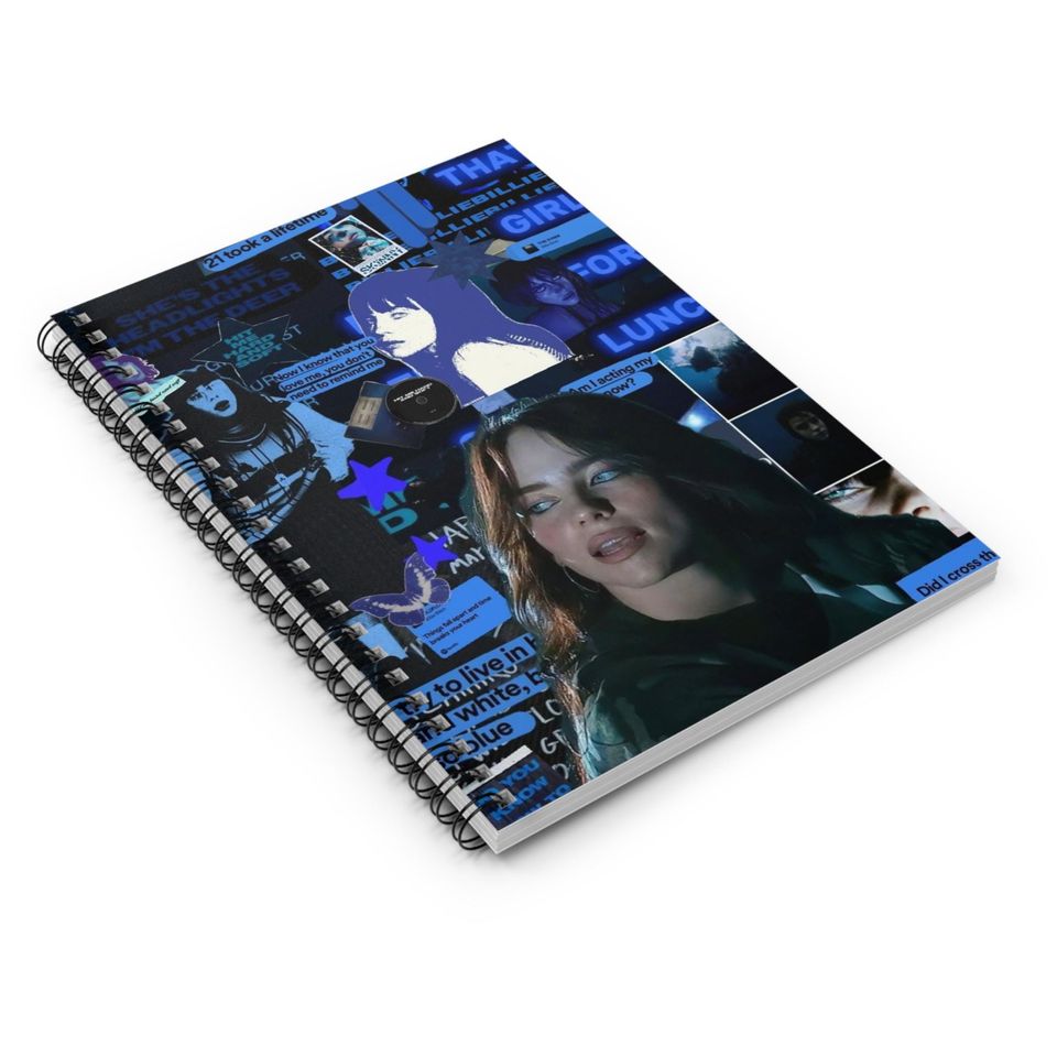 Billie Eilish Spiral Notebook - Ruled Line