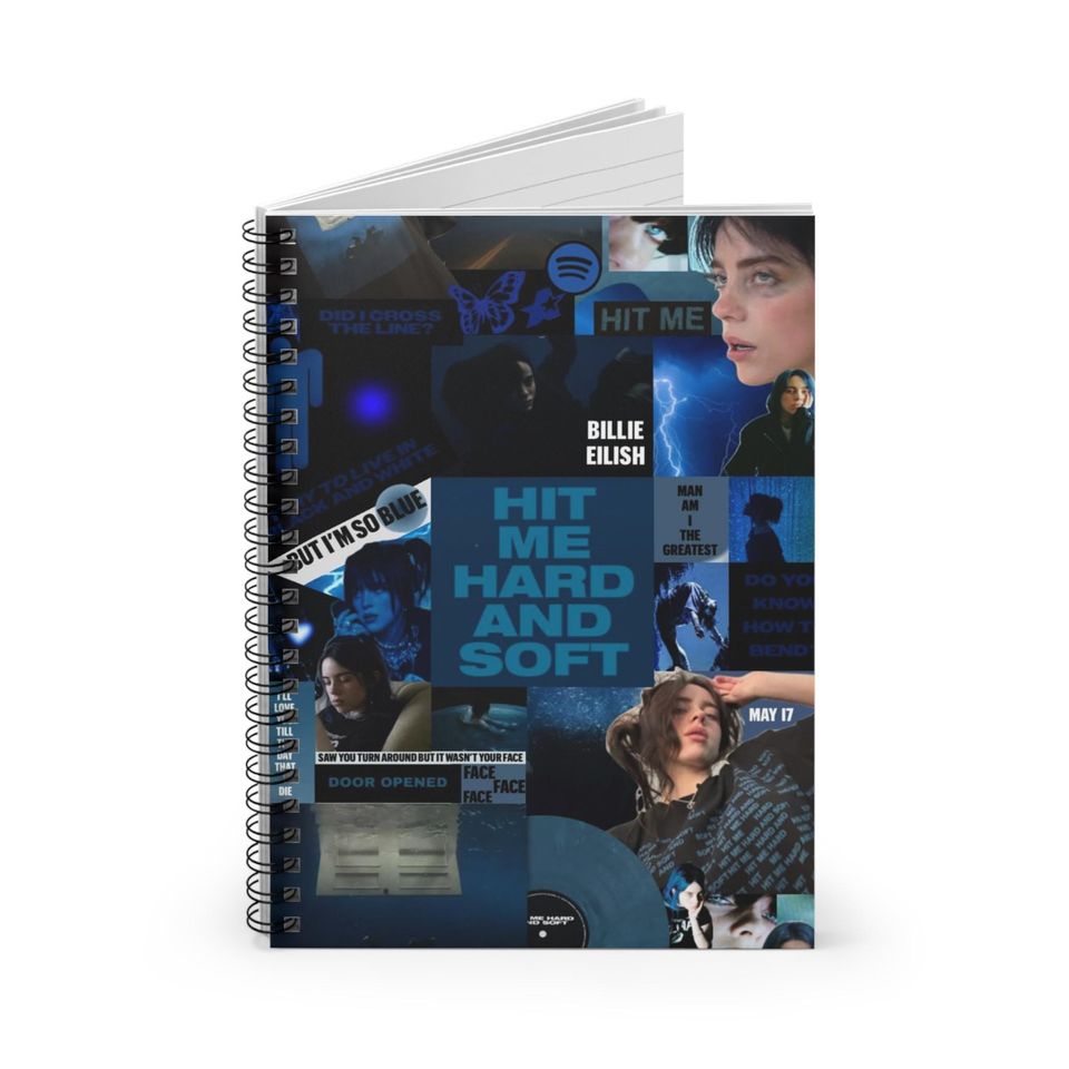 Billie Eilish Spiral Notebook - Ruled Line