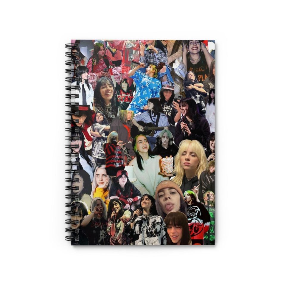 Billie Eilish Spiral Notebook - Ruled Line