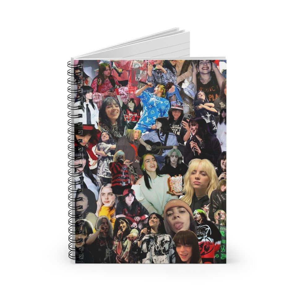 Billie Eilish Spiral Notebook - Ruled Line