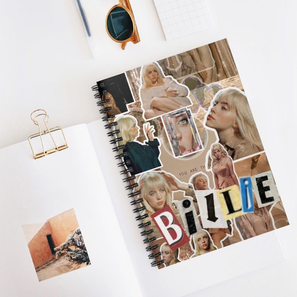 Billie Eilish Spiral Notebook - Ruled Line