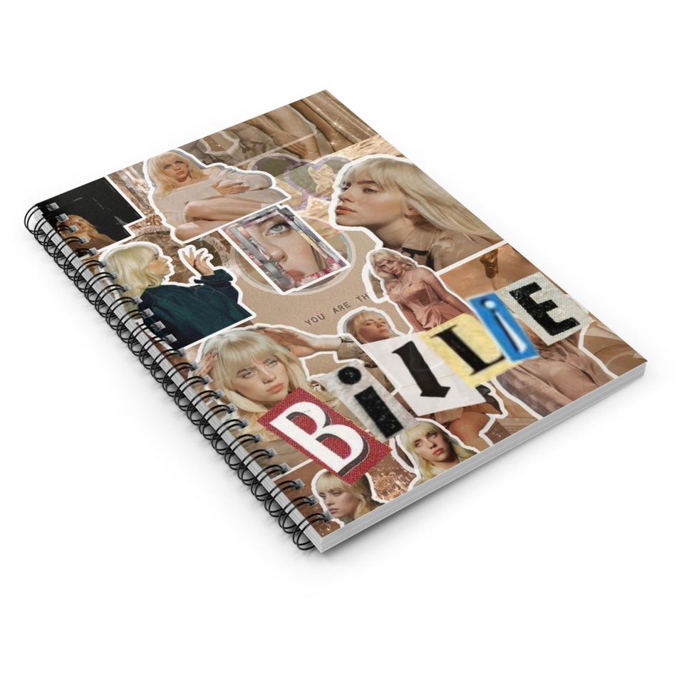 Billie Eilish Spiral Notebook - Ruled Line
