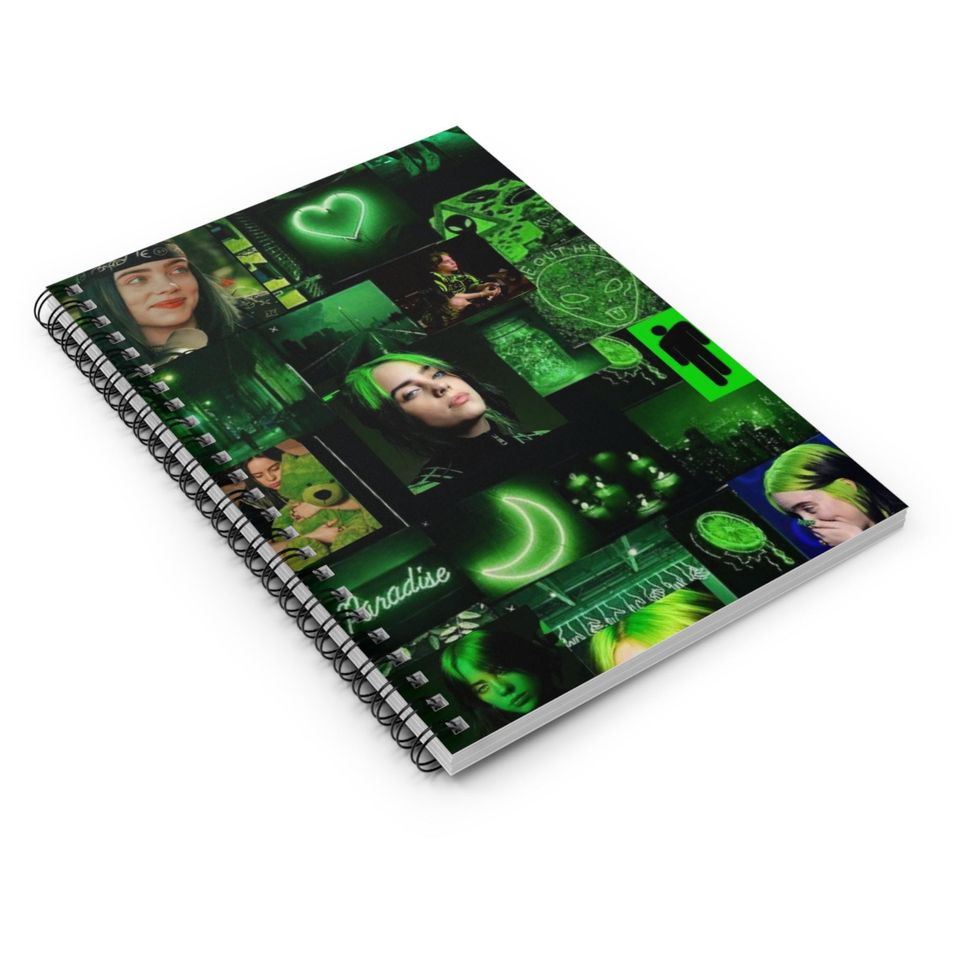 Billie Eilish Spiral Notebook - Ruled Line