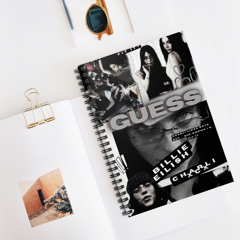 Billie Eilish Spiral Notebook - Ruled Line