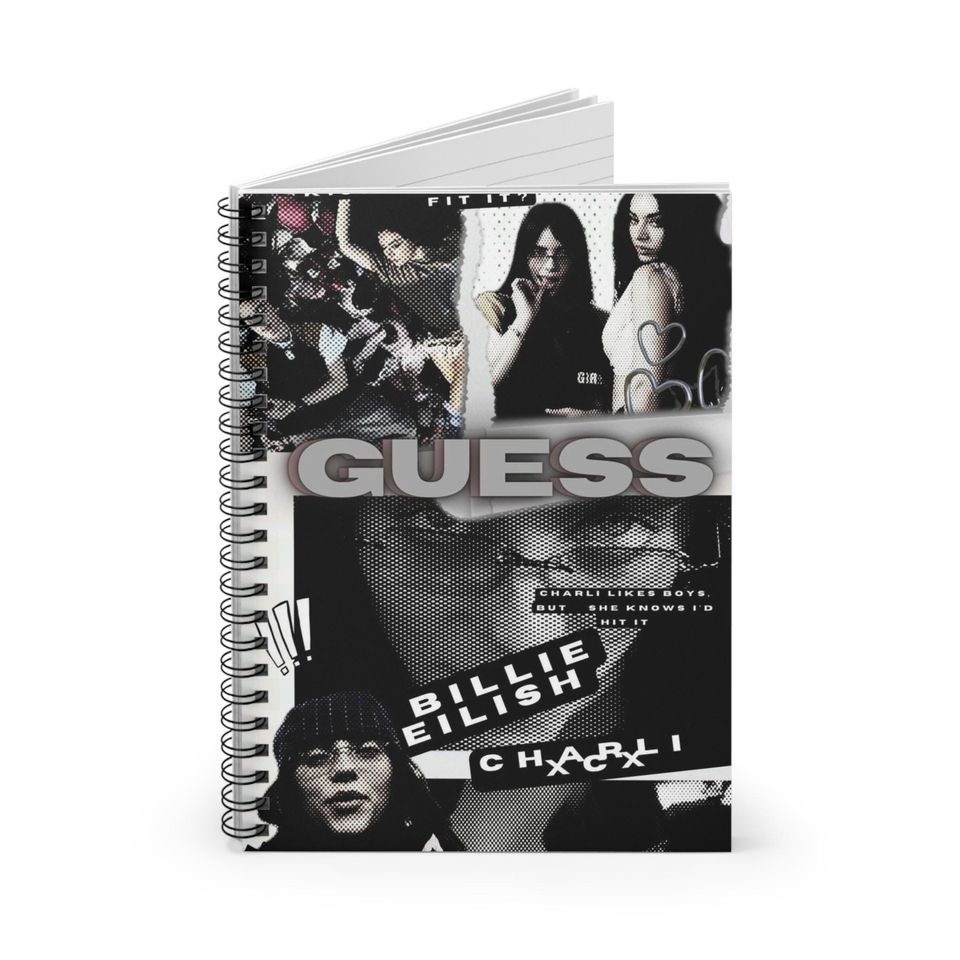 Billie Eilish Spiral Notebook - Ruled Line