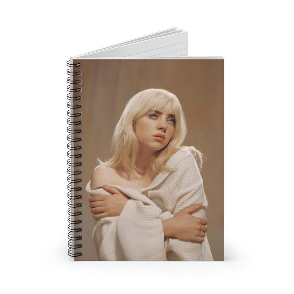 Billie Eilish Spiral Notebook - Ruled Line