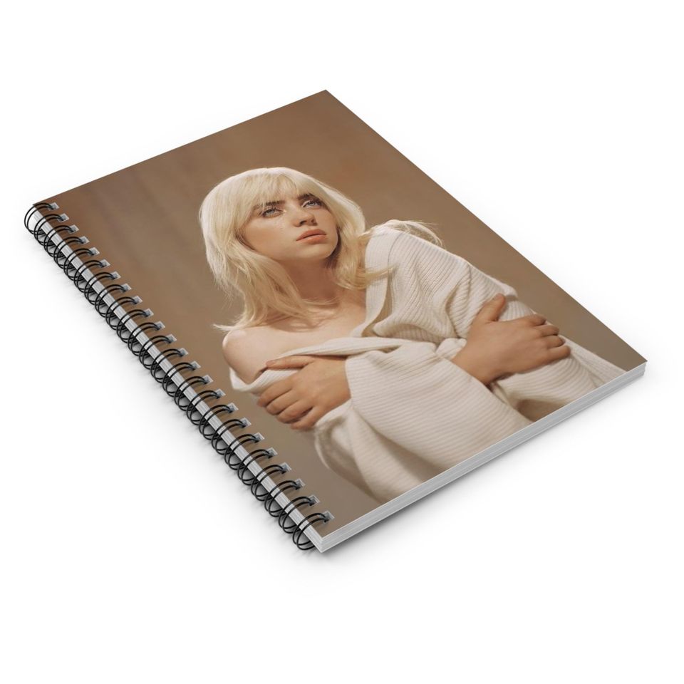 Billie Eilish Spiral Notebook - Ruled Line