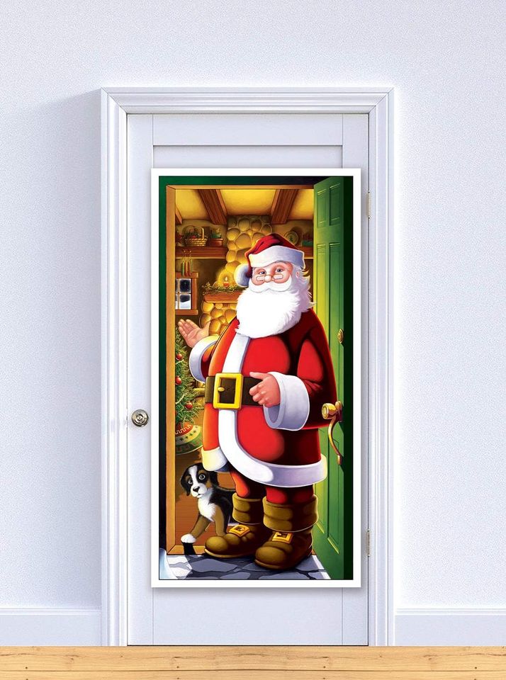 Beistle Santa Door Cover