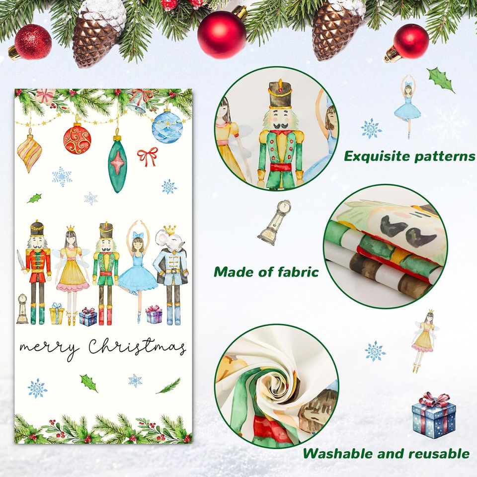 Merry Christmas Nutcracker Door Cover