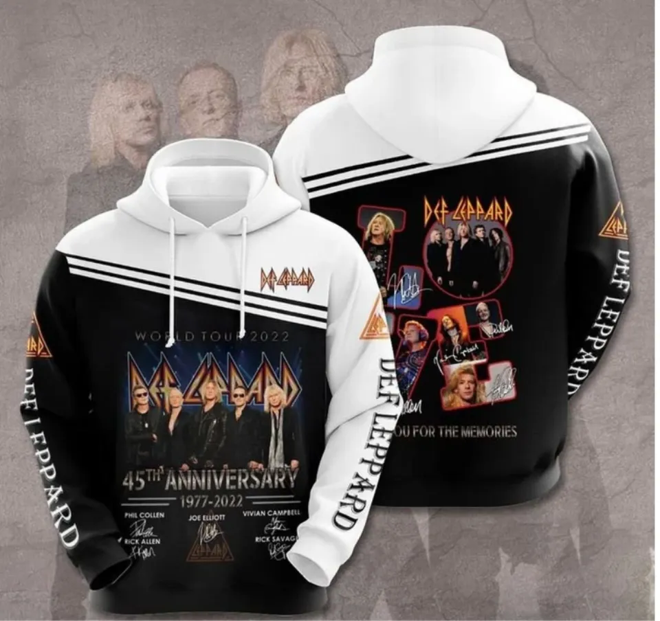 Def Leppard 3D Hoodie All Over HOODIE 3D