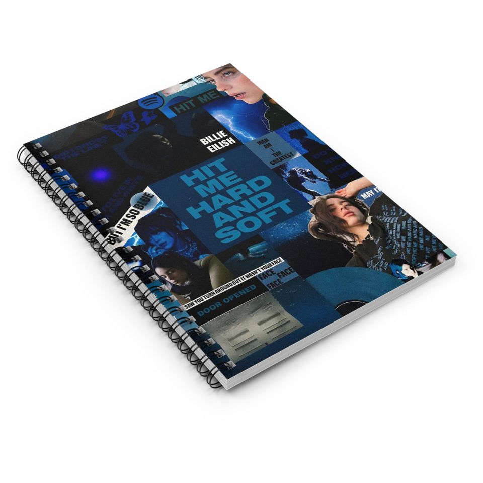 Billie Eilish Spiral Notebook - Ruled Line