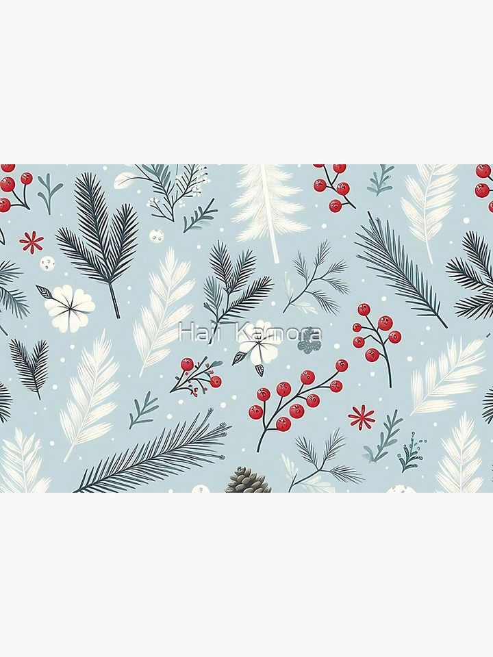 Winter Wonderland: Festive Seasonal Pattern Bath Mat