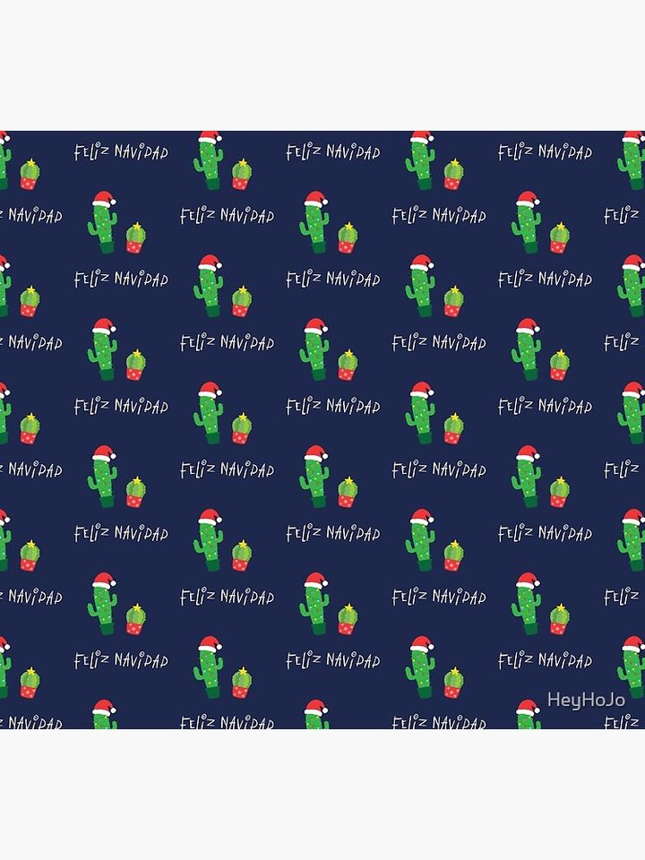 Christmas Cactis Feliz Navidad Apparel (Spanish) Socks