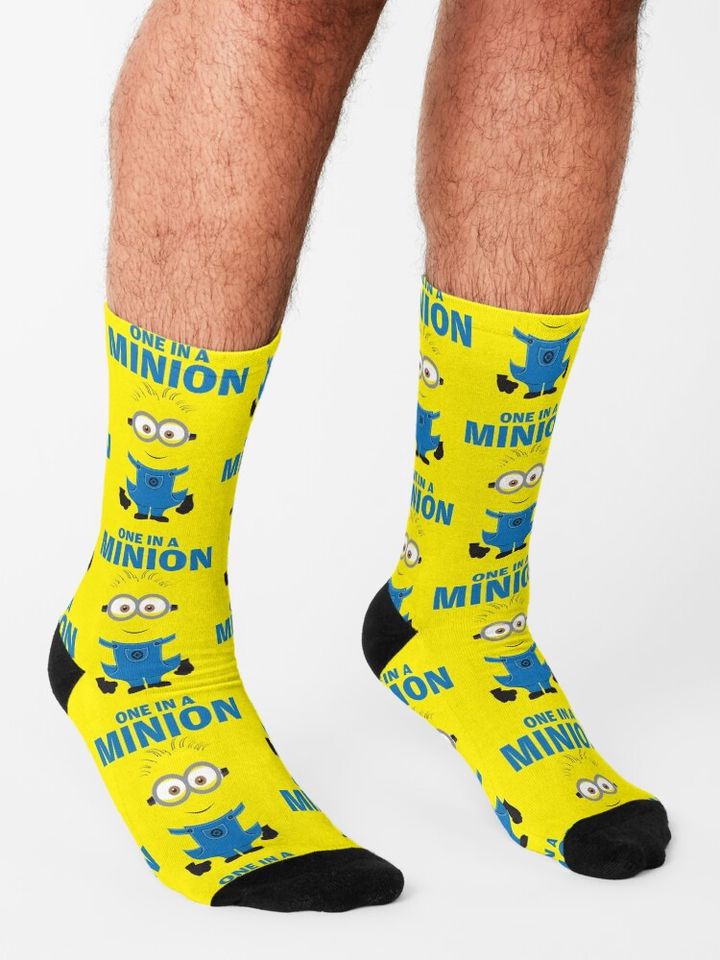 One in a minion Socks