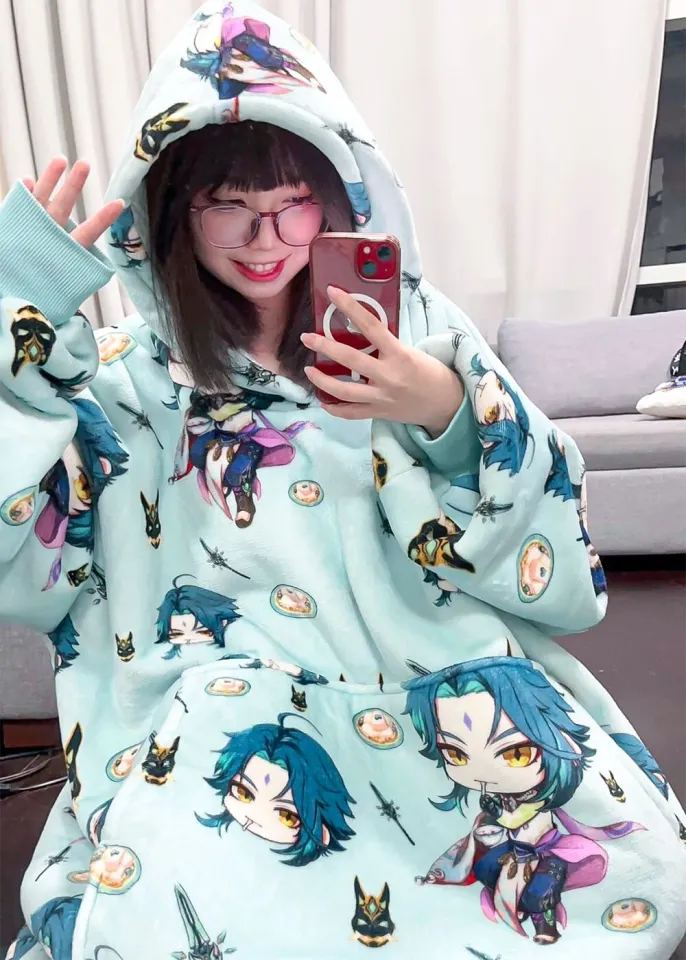 Xiao Genshin Impact Oversized Blanket Hoodie