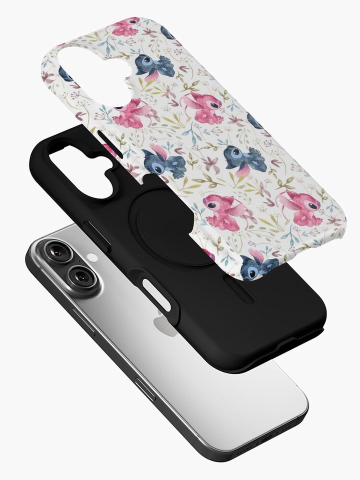 Stitch and Angel iPhone Case