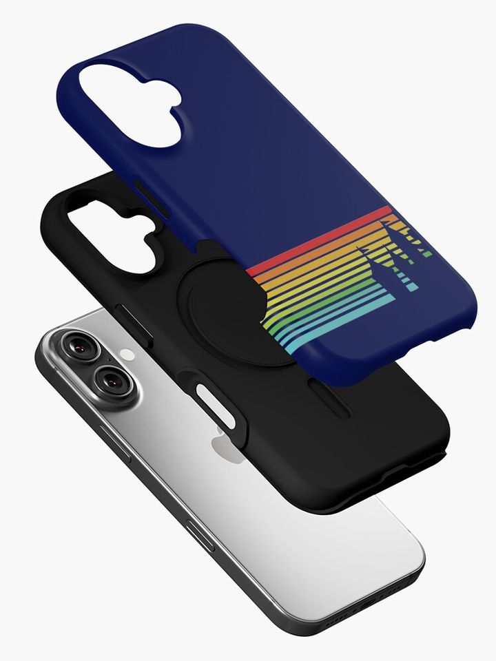 Retro Castle Stripes iPhone Case