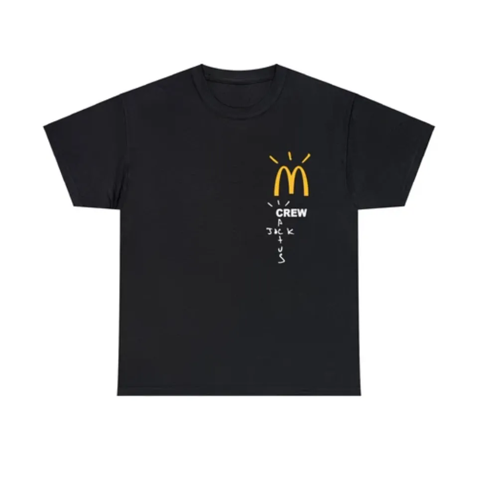 Travis Cactus Jack McDonalds Crew T-Shirt Merch
