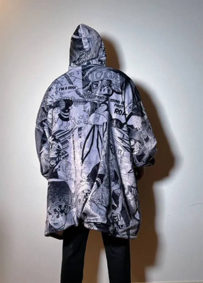 Tengen Uzui demon Oversized Blanket Hoodie