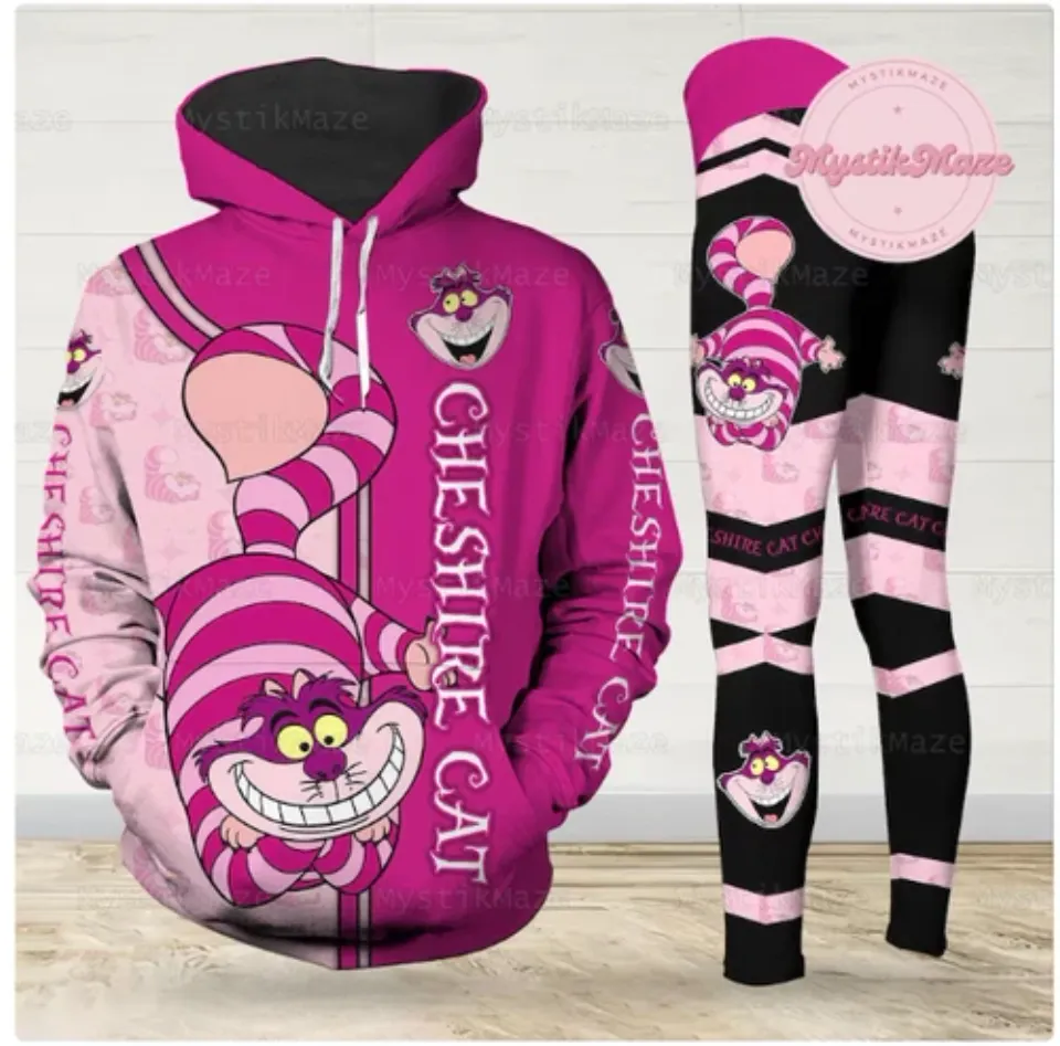 Cheshire Cat 3D Hoodie Legging Set HALLOWEEN GIFT CHRISTMAS GIFT BEST PRICE OVER PRINT
