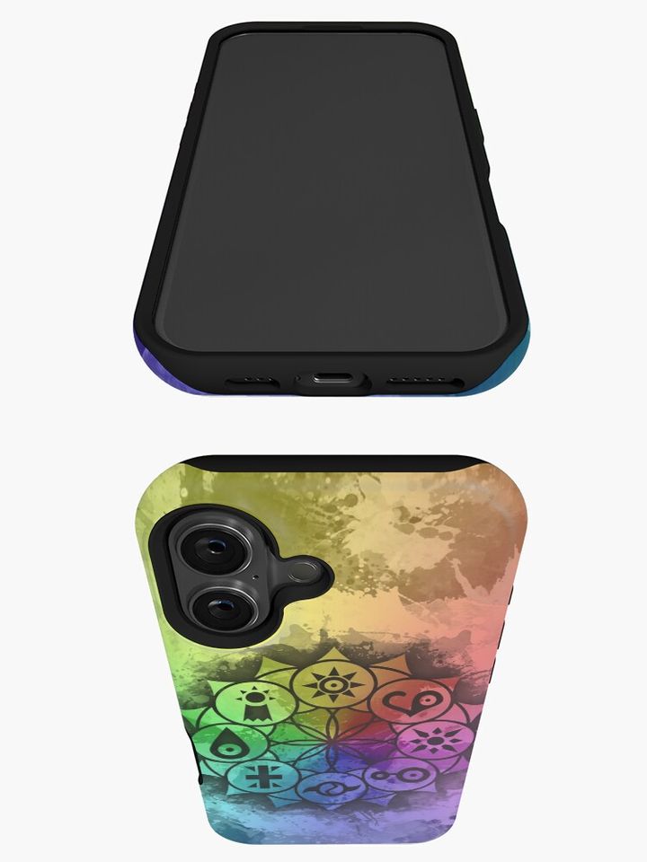 Digimon Mandala Paint iPhone Case