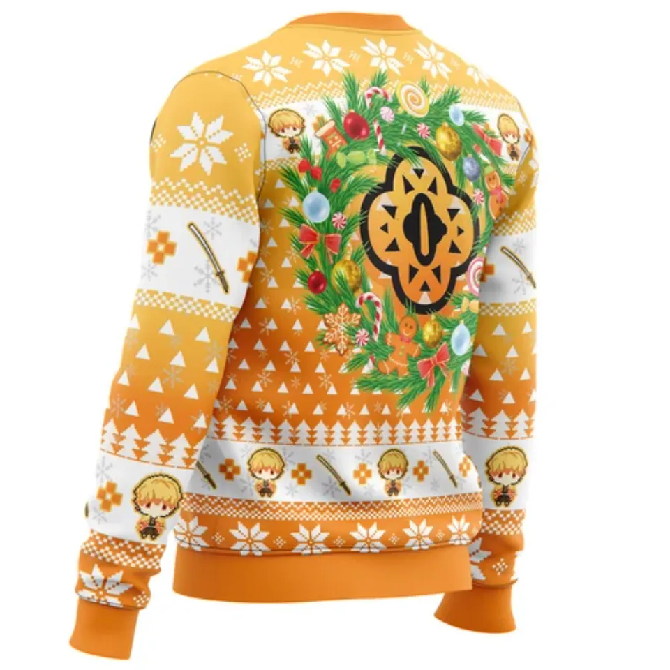 Christmas zenittsu Agatsuma demon Ugly Christmas Sweater