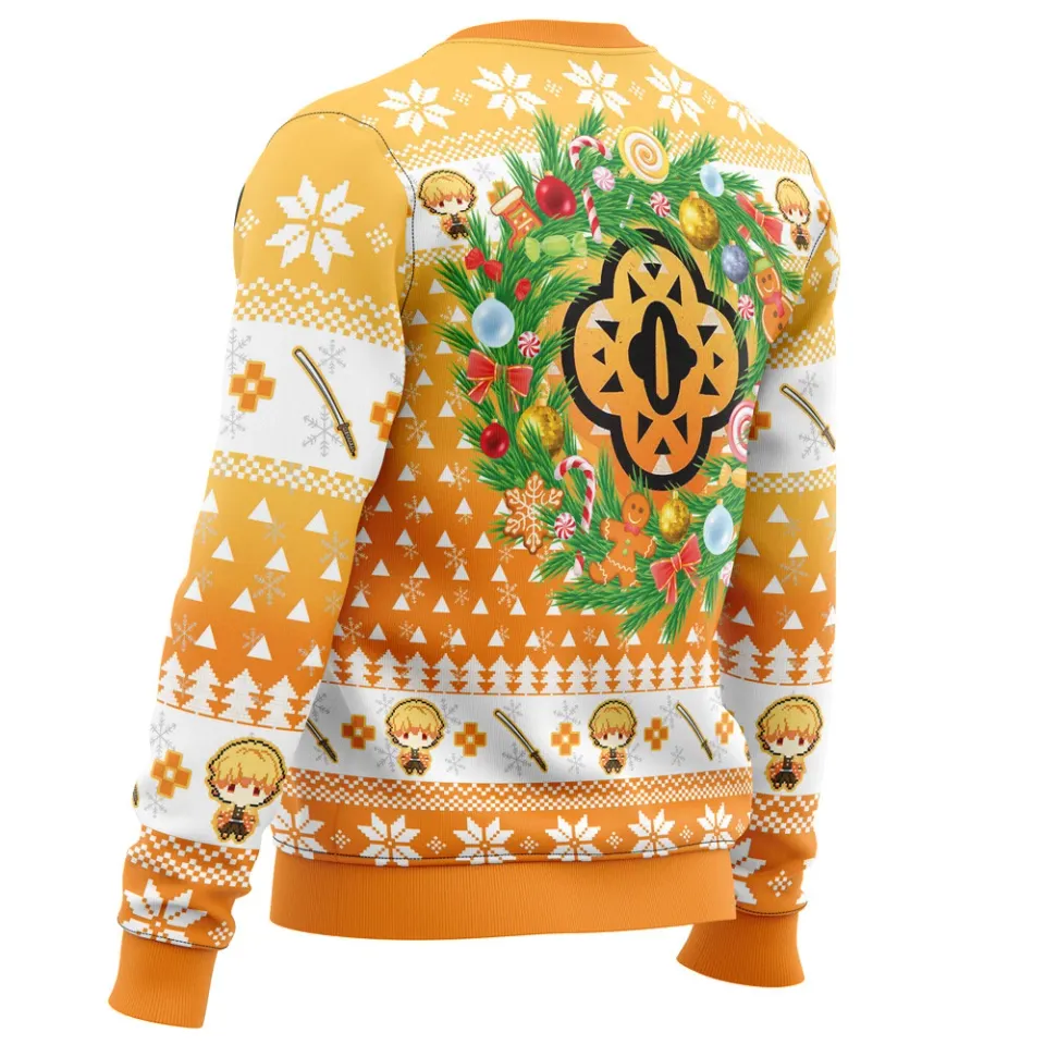 Christmas zenittsu Agatsuma demon Ugly Christmas Sweater