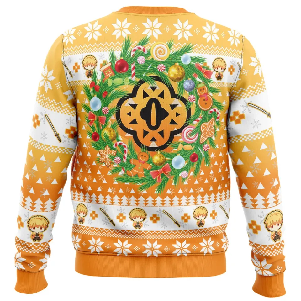 Christmas zenittsu Agatsuma demon Ugly Christmas Sweater
