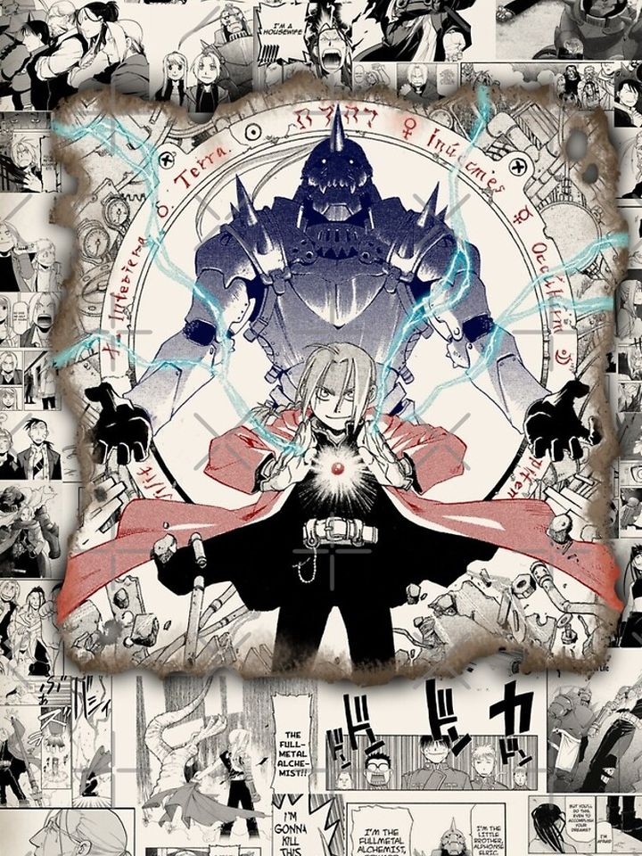 Fullmetal Alchemist Manga Collage iPhone Case