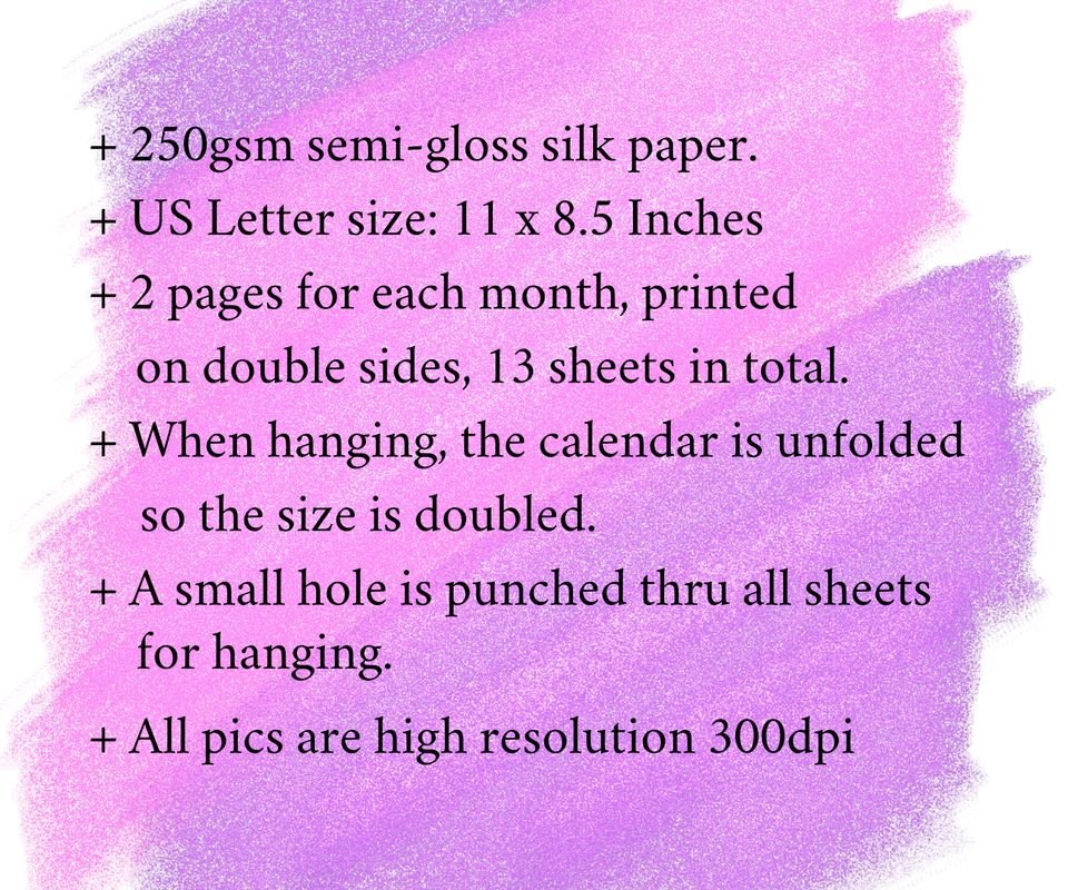 Ateez 2025 Wall calendar - Kpop Calendar