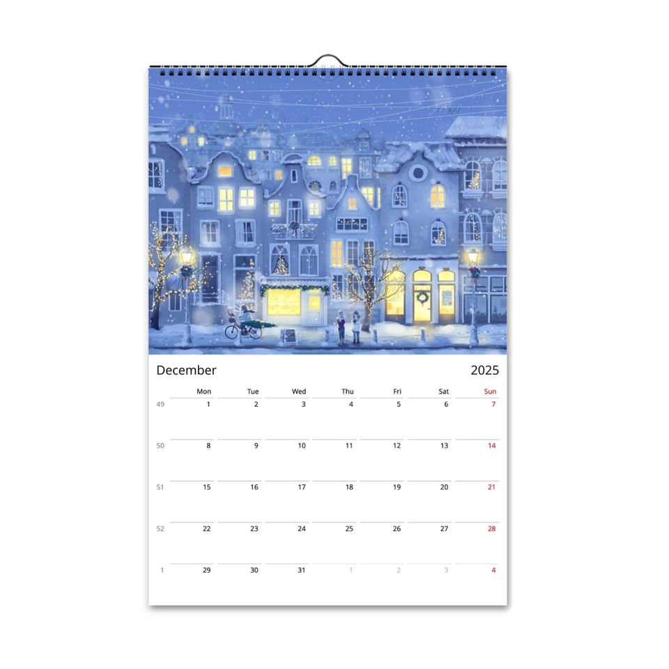 2025  illustrated Wall Calendar