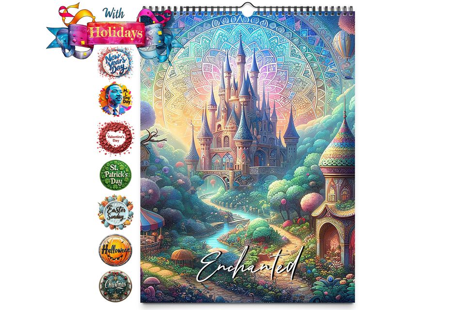 2025 Enchanted Wall Calendar