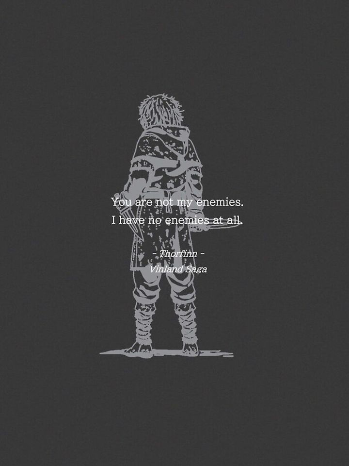 Thorfinn Vinland Saga Quote 1 iPhone Case