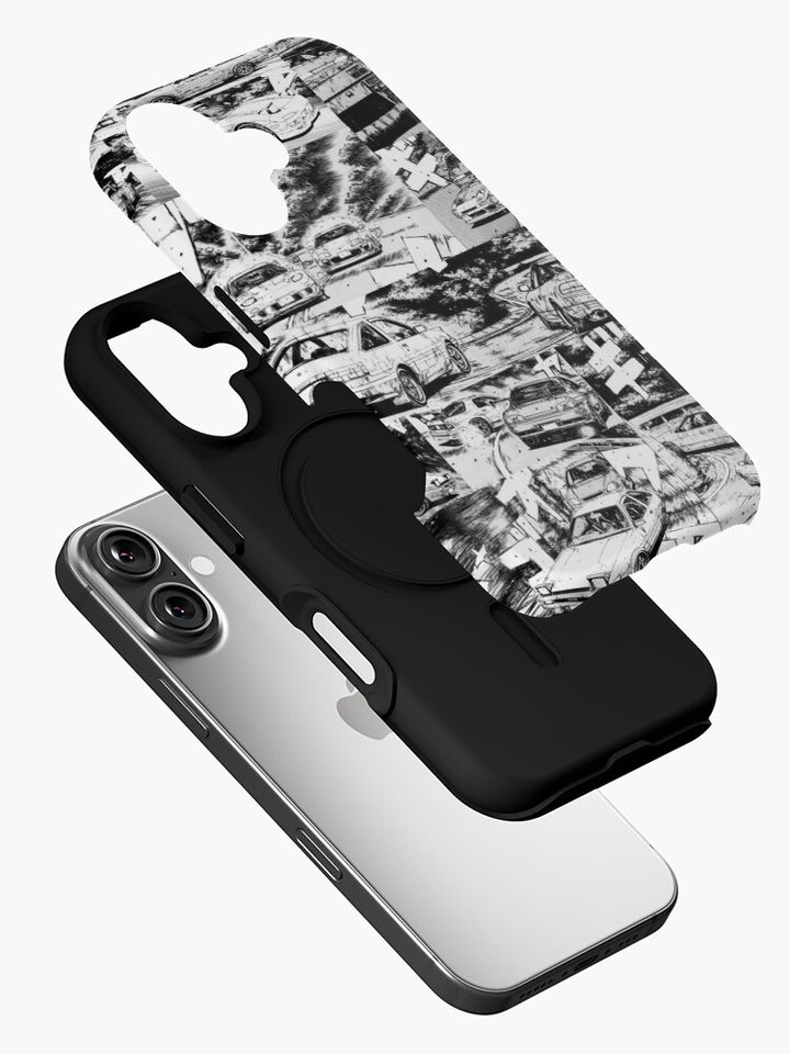 Initial D Manga iPhone Case