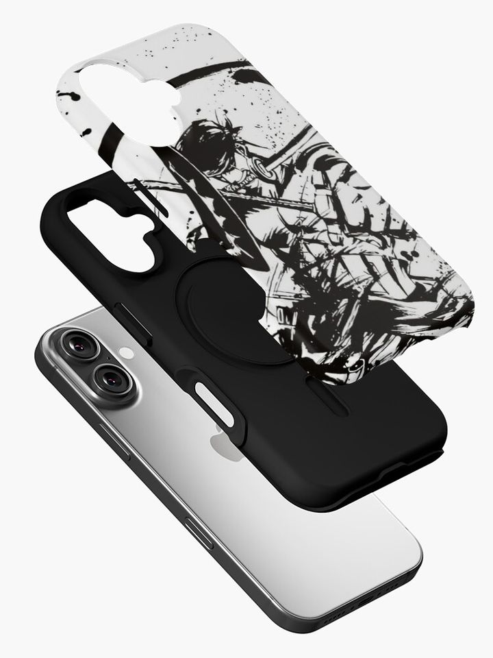 Zoro attacks with 3 sabers iPhone Case