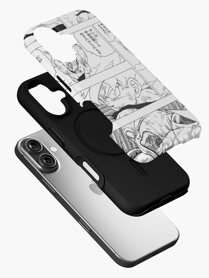 Dragon Ball Z Goku VS Frieza Manga Panel iPhone Case