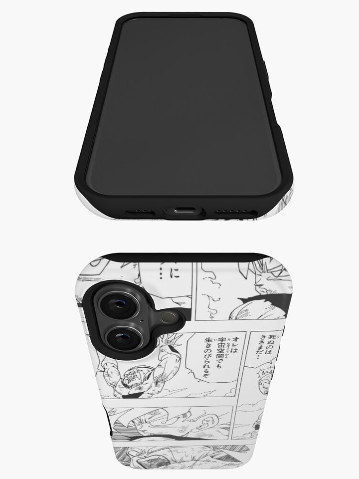 Dragon Ball Z Goku VS Frieza Manga Panel iPhone Case