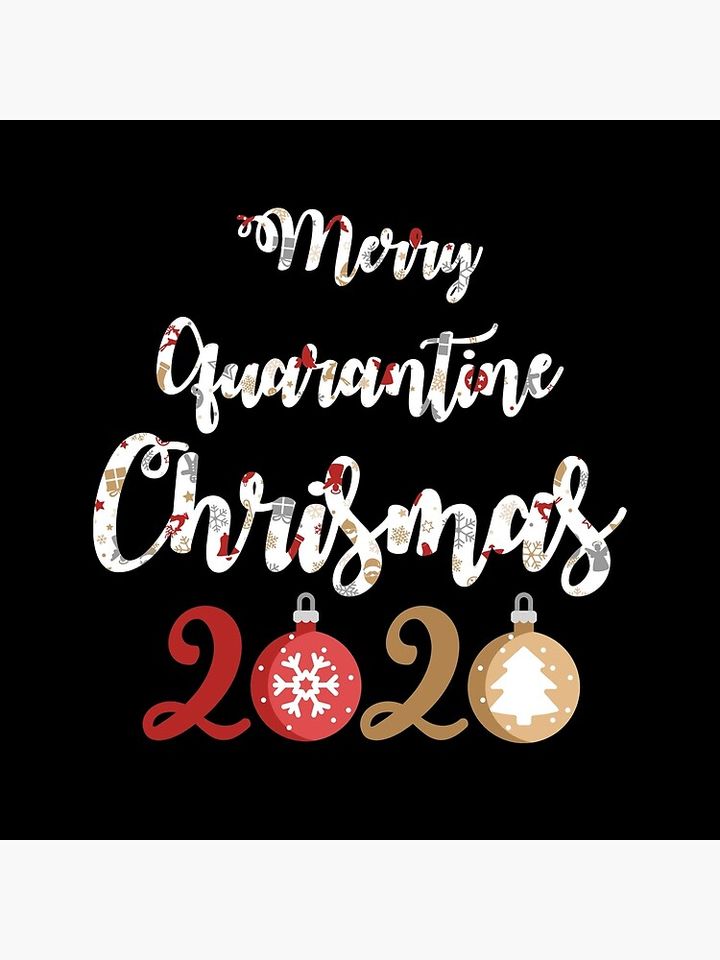 Merry quarantine Chrismas 2020 Pillow