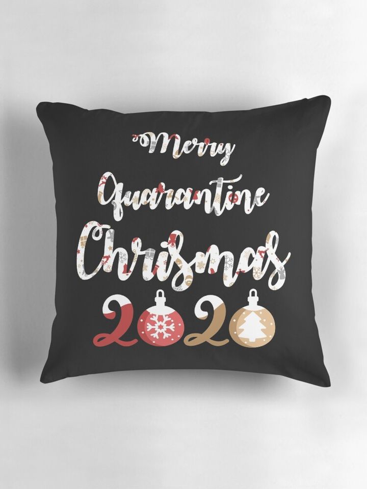 Merry quarantine Chrismas 2020 Pillow