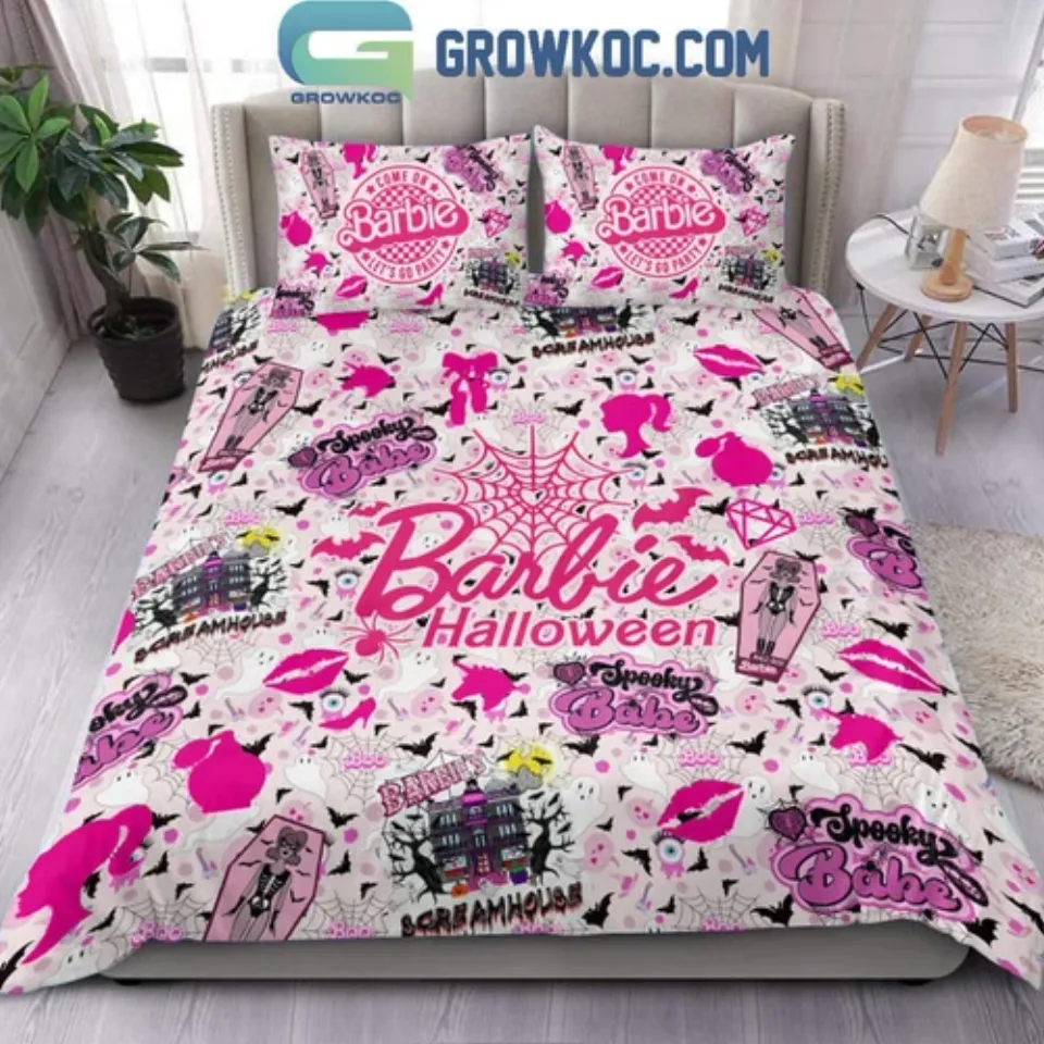 Barbie Halloween Let’s Go Party Bedding Set