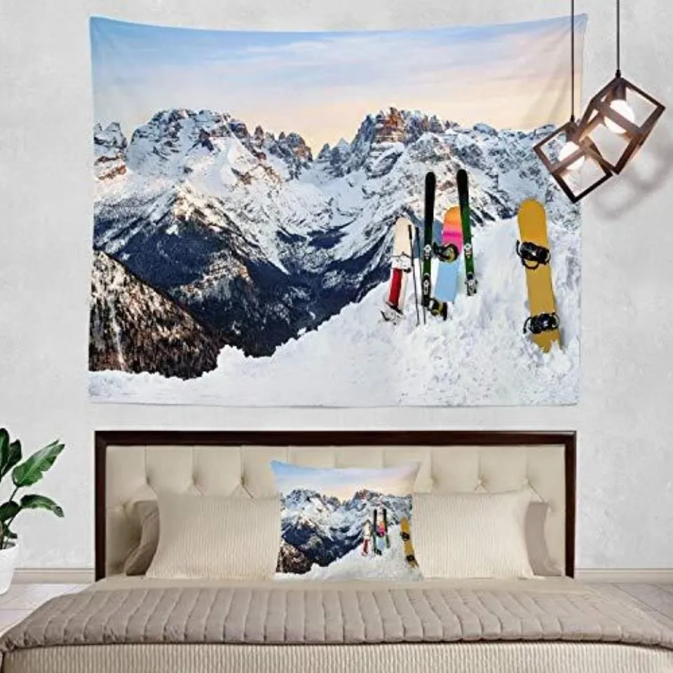 Snow Tapestry, Christmas Snow Mountain