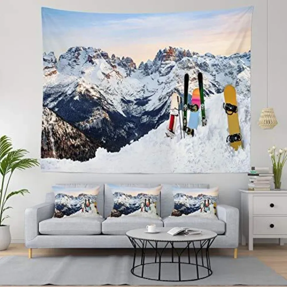 Snow Tapestry, Christmas Snow Mountain