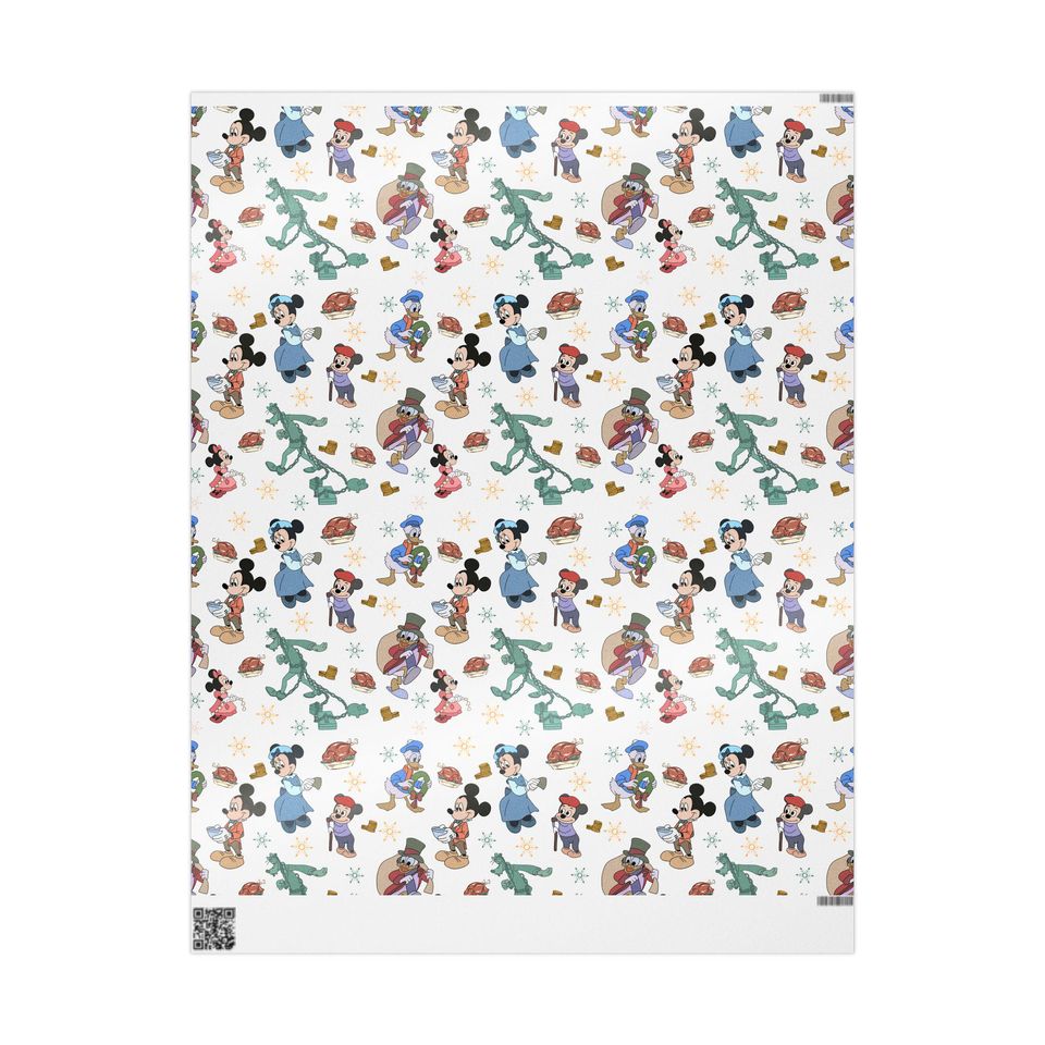 Christmas Carol, Magic Disney Christmas Wrapping Paper