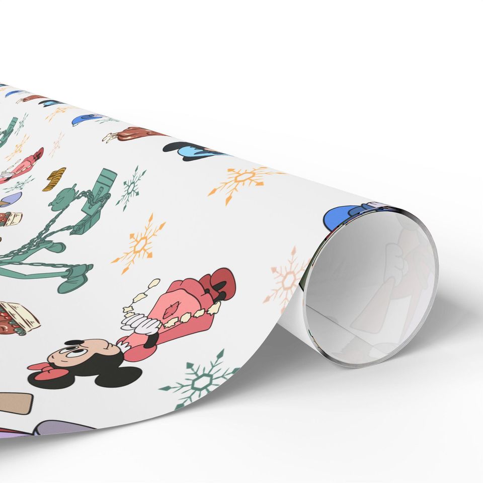 Christmas Carol, Magic Disney Christmas Wrapping Paper
