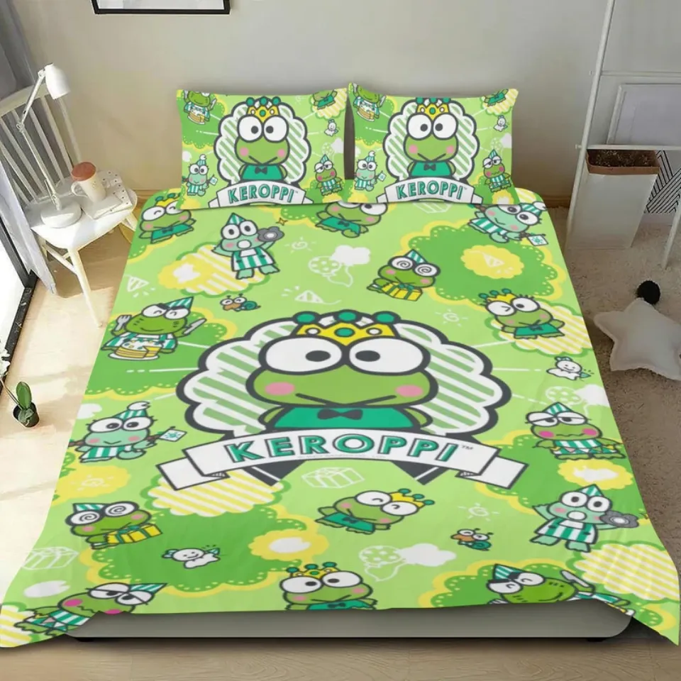 Cartoon Sanrio Keroppi Bedding Sets